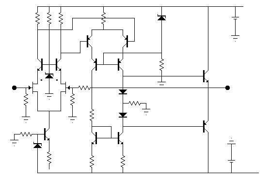 金田式アンプの回路図